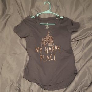 Disney grey and rose gold shirt